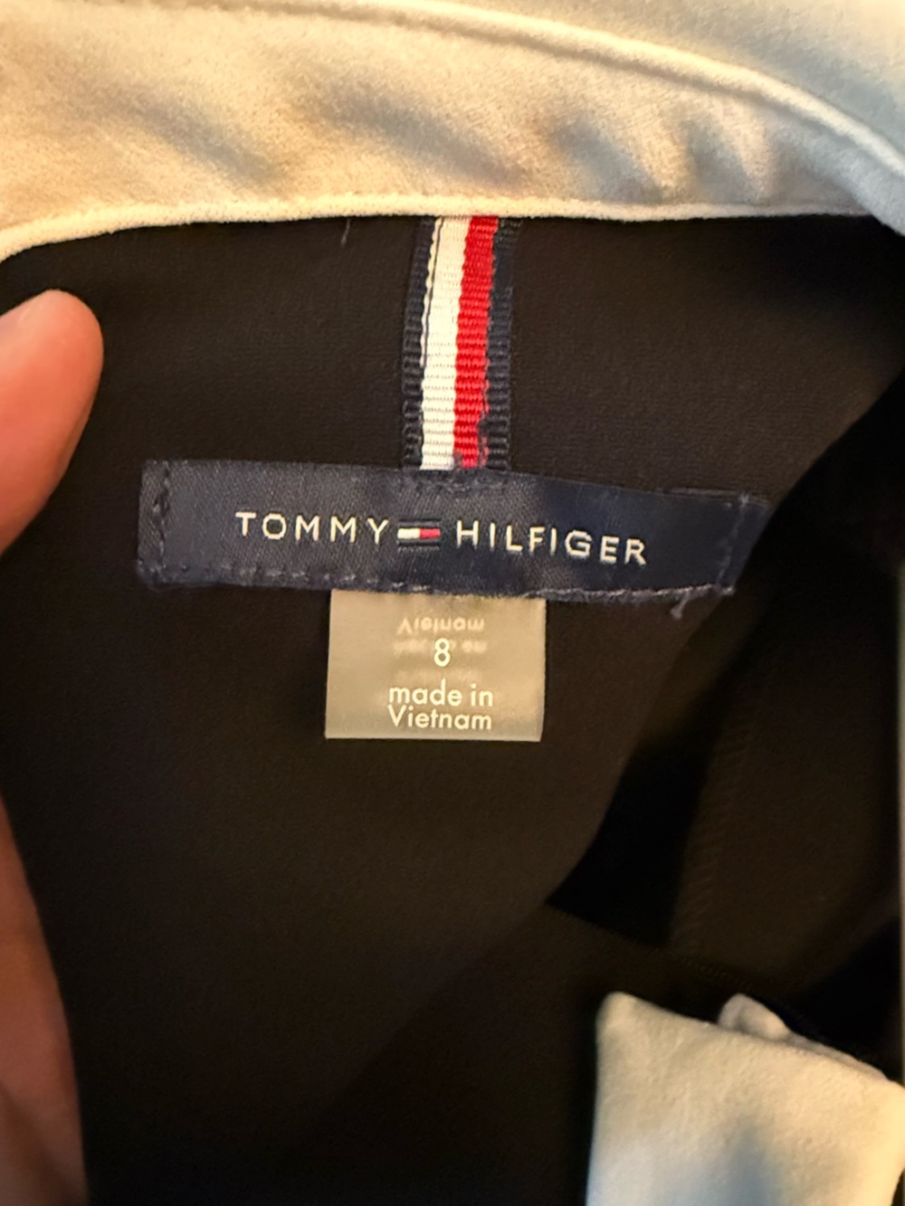 Tommy Hilfiger Collared Belted Jumpsuit 8 - Picture 6 of 7